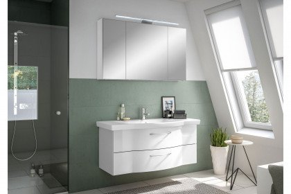 Serie 6005 von Pelipal - Badezimmer in Weiß Hochglanz