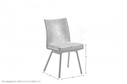 Memphis von Schösswender Ambie - Stuhl mit schwarzen Metallbeinen