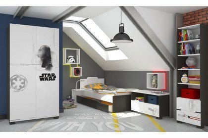 Star Wars von Meblik - Jugendzimmer-Set mit Star Wars Motiven