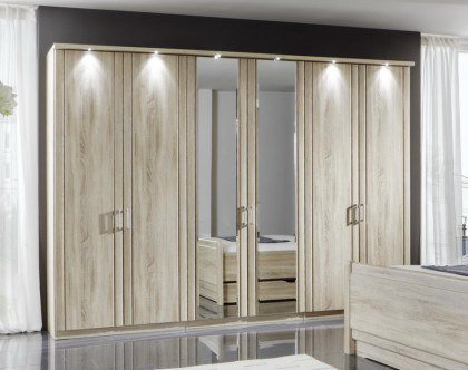 Valencia von Wiemann - Schlafzimmer Eiche-sägerau-Nachbildung