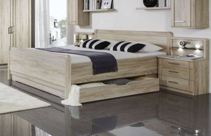 Valencia von Wiemann - Schlafzimmer Eiche-sägerau-Nachbildung