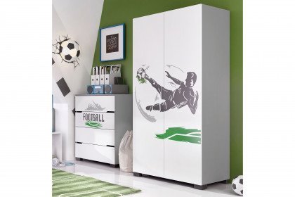 Fußballer von Meblik - Jugendzimmer-Set im Fußball-Design