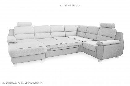 ADA Alina living 7928 Polstergarnitur grau | Möbel Letz - Ihr Online-Shop