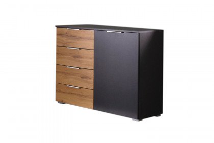 Rauch Bellezza Schrank dunkelgrau - Wotan Eiche | Möbel Letz - Ihr