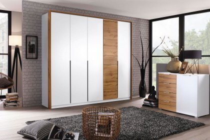 Rauch Bellezza Schrank Glas basalt - Wotan Eiche | Möbel Letz - Ihr