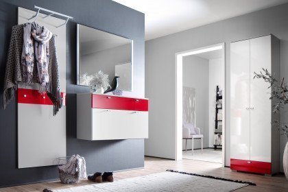 Multi-Color UNA von Wittenbreder - Garderobe weiß/ rot