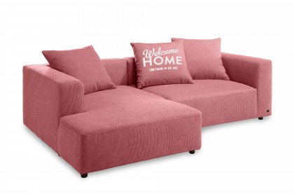 Heaven Colors Casual 9861 von Tom Tailor - Ecksofa links rich-coral