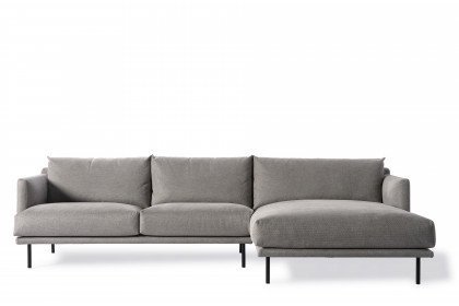 Logan von Easy Sofa - Eckcouch Ausführung rechts grau