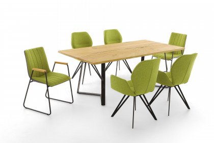 Esszimmer von Niehoff Sitzmöbel - Essgruppe mit 6 Stühlen und 1 Tisch