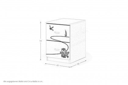 Happy Animals von Meblik - Kinderzimmer-Schreibtisch mit Frosch-Motiv