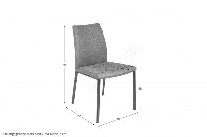 Feda von SIT Mobilia - Stuhl mit einem Bezug in Lindengrün