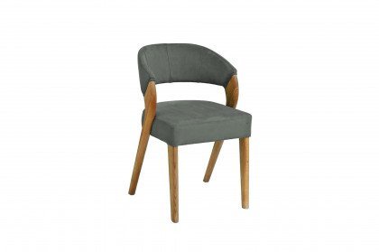 Almada 1 von Standard Furniture - Stuhl aus Eiche/ in Grau