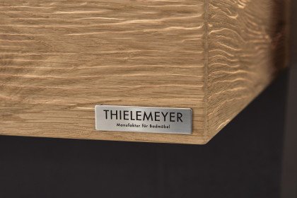 Fresh von Thielemeyer - Badezimmer-Set Wildeiche mit Aufsatzwaschtisch