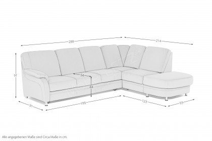 ZE-EM06001 von Zehdenick - Ecksofa Ausführung rechts desert