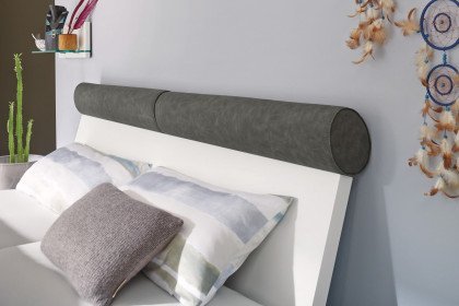 Fena von Hülsta - Schlafzimmer-Kombination in Reinweiß & Grau