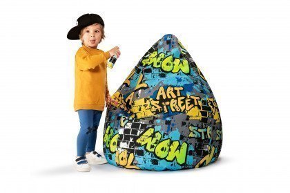 BeanBag Cool XL von Magma Heimtex - Sitzsack im Street-Art-Look