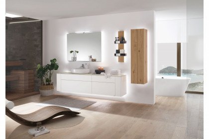 Gentis von Hülsta - Badezimmer-Set in Lack reinweiß