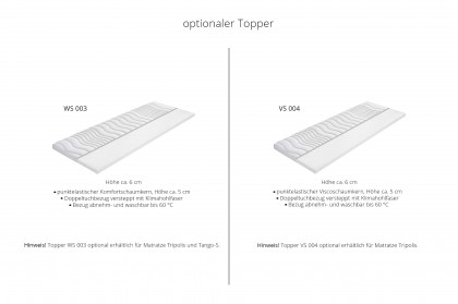 Dory von ADA Trendline - Boxspringbett 180 in Gelb