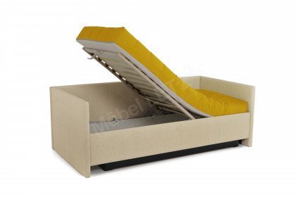 Lido 6 von Ruf Betten - Polsterbett ca. 100 x 210 cm in Beige