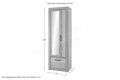 Brügge von IMV Steinheim - Garderobe in Kastanie und Fresco