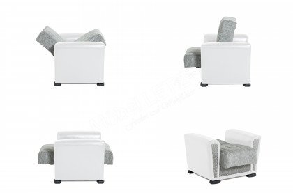 Manavgat von Seher Bomis - 3-Sitzer gri-beyaz