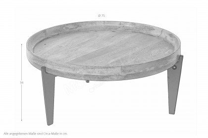 Coffee Tables von Tom Tailor - Couchtisch 12843 naturbelassene Mango