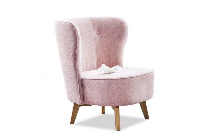 Cilia von Skandinavische Möbel - Sessel soft-pink
