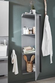 Modern life von puris - Badezimmer in Quarzgrau matt