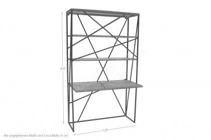 Nest Shelf von Tom Tailor - Regal 12896 mit schwarzem Metallgestell