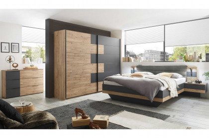 Linea von POL Power - Schlafzimmer: Schrank, Bett & Nachtkonsolen
