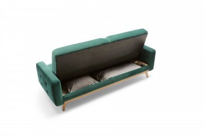 Nanja von Skandinavische Möbel - 3-sitziges Sofa emerald