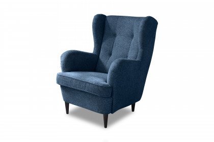 Olyn von Skandinavische Möbel - Sessel dark blue