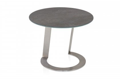 CBS50-528 von Henke Möbel - Beistelltisch Keramik iron grey