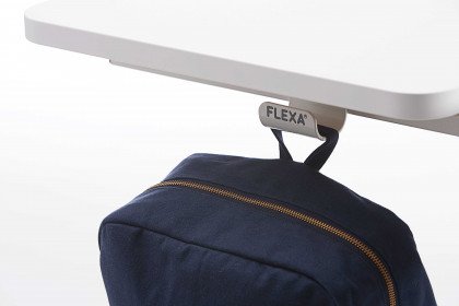 MOBY study desk von FLEXA - Schreibtisch mit Schublade, Auflage & Haken