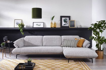 Bluebell von Easy Sofa - Ecksofa Ausführung rechts kiesel