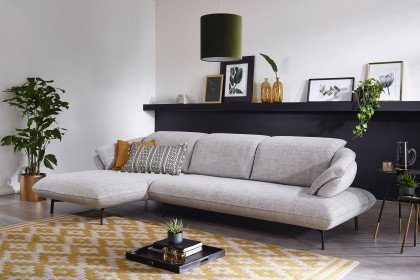 Bluebell von Easy Sofa - Ecksofa Ausführung links kiesel