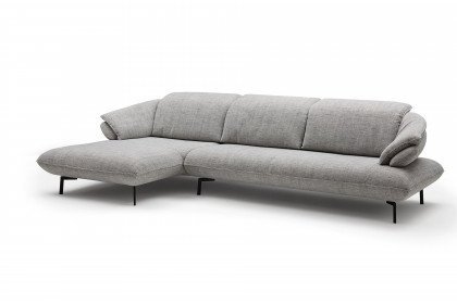 Bluebell von Easy Sofa - Ecksofa Ausführung links kiesel
