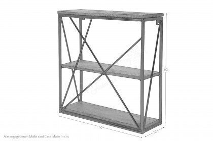 Nest Shelf von Tom Tailor - Hängeregal 12830 Mango natur/ Metall schwarz