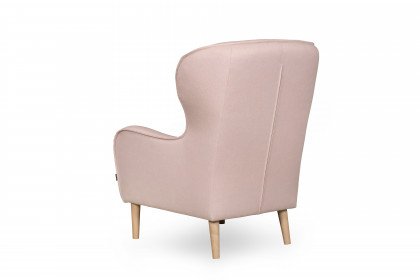 Jonte von Skandinavische Möbel - Sessel soft-pink