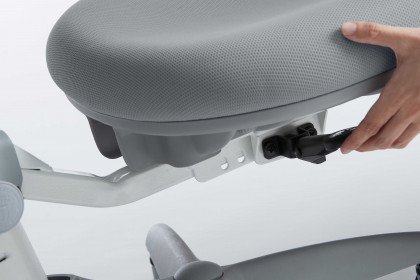VERTO study chair von FLEXA - grauer Schreibtischstuhl höhenverstellbar