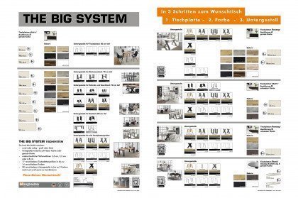 THE BIG SYSTEM von Mäusbacher - Esstisch rund in Weiß matt, ausziehbar