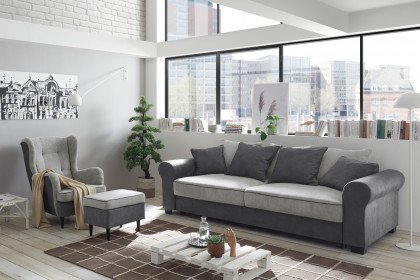 Aurelia LE20 von ED-Lifestyle - Couch anthrazit-silver