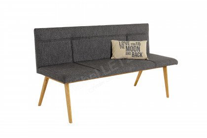 Arona von Standard Furniture - Bank in Grau/ Eiche natur