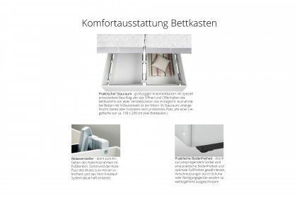 Composium von Ruf Betten - Boxspringbett KTK1 in Rot