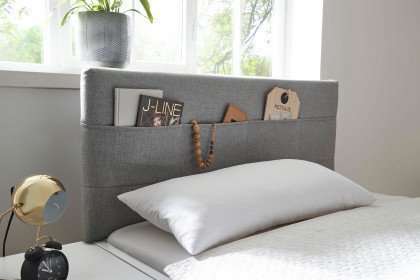 Tabo von Mondo - Schubkasten-Bett 120x200 cm hellgrau