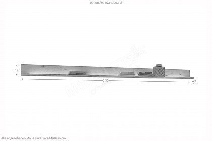 Siena von Rietberger - Sideboard Lack grau
