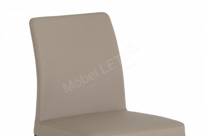 Ultimo low von bert plantagie - Stuhl mit taupefarbenem Lederbezug