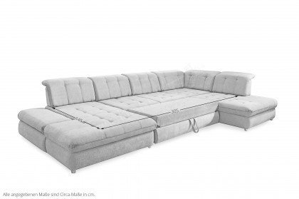 Arezza von Benformato - XXL-Sofa Ausführung rechts grau