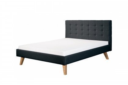 taviano fano von Modular - Bett mit Polsterkopfteil in Anthrazit