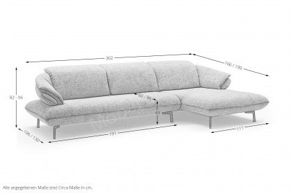 Bluebell von Easy Sofa - Polstergarnitur kiesel